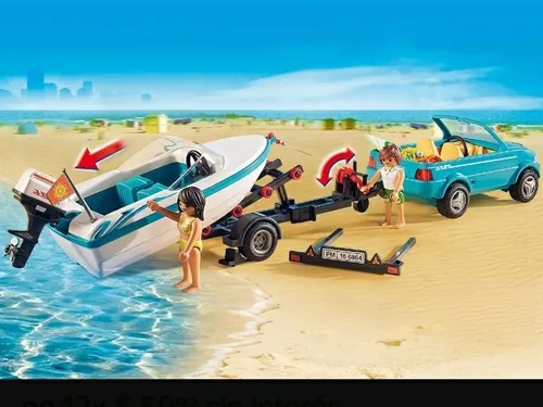 Playmobil lancha vacaciones hotsell