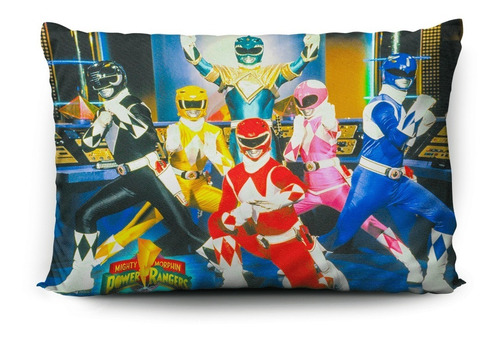 Imagen 1 de 5 de Funda De Almohada Power Rangers 70x45cm Vudú Love