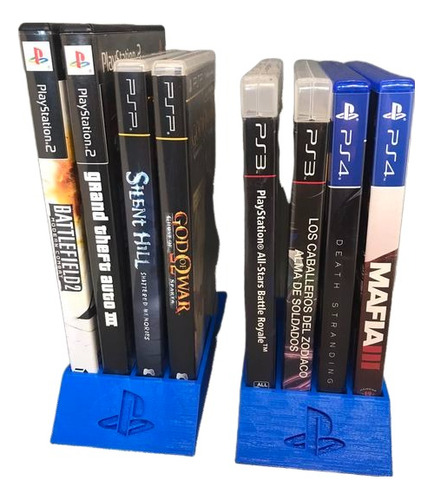 Organizador Para 4 Juegos De Playstation (ps2 Hasta Ps5)