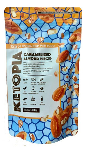 Keto Caramel Almond P. 150 Gr
