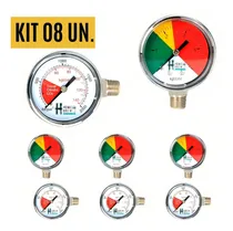 Comprar Kit 8 Manômetros Para Regulador Co2 Chopp Chope Chopeira