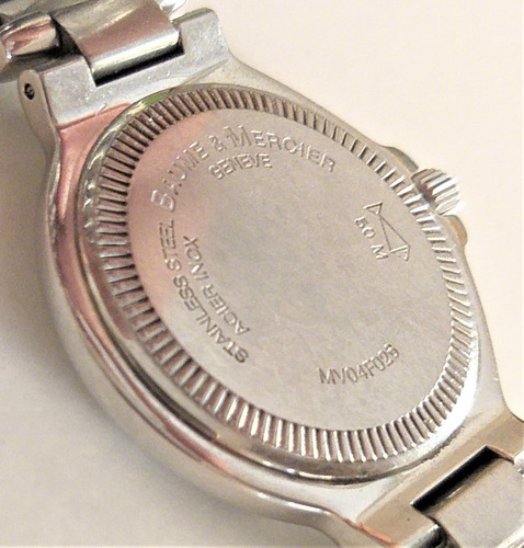 Baume & Mercier Coroa De Rosca - Zerado - 12 X Sem Juros !!!