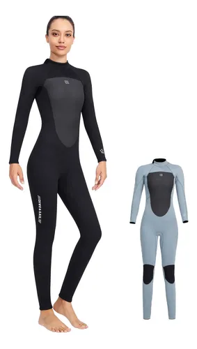 Long John 3mm Feminino Roupa Borracha Neoprene Surf Natação