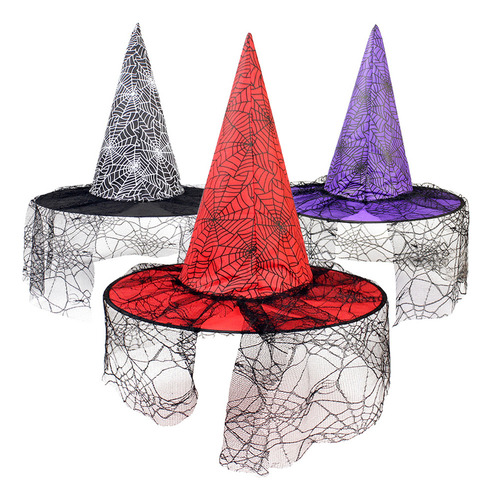 Gv Sombreros Sombrero De Bruja De Halloween, 3 Unidades