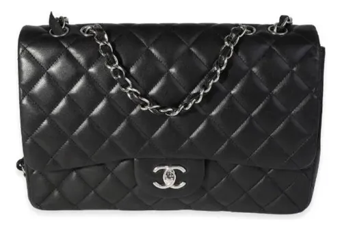 Bolsa chanel negra clasica hotsell