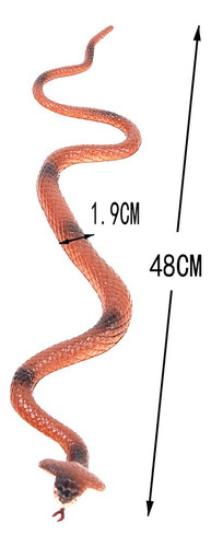 Juguete De Truco De Simulación De Modelo De Serpiente Cobra