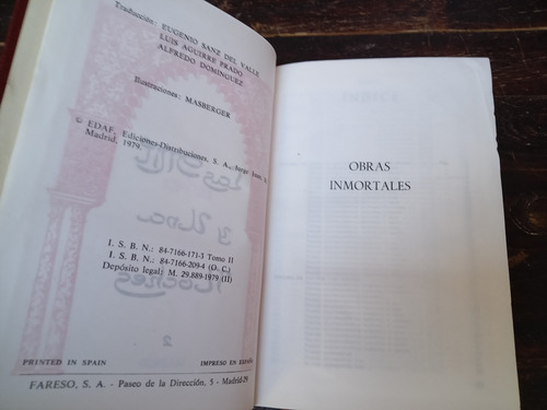 Las Mil Y Una Noches Tomo 2 Anónimo Con Estuche Madrid Edaf (Usado)