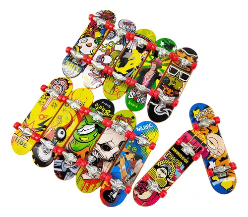 Skate De Dedo C/lixa Fingerboard +pcs Brinquedo Barato