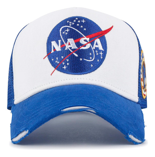Ililily Premium Nasa Meatball Logo Gorra De Beisbol Borda...
