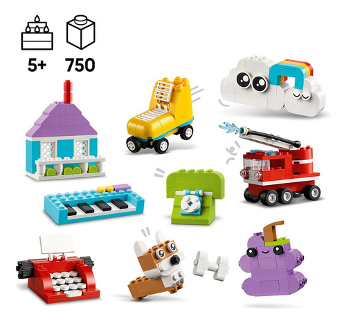 Lego Caja Creativa Para Construir Y Jugar (11044) 750 Lego