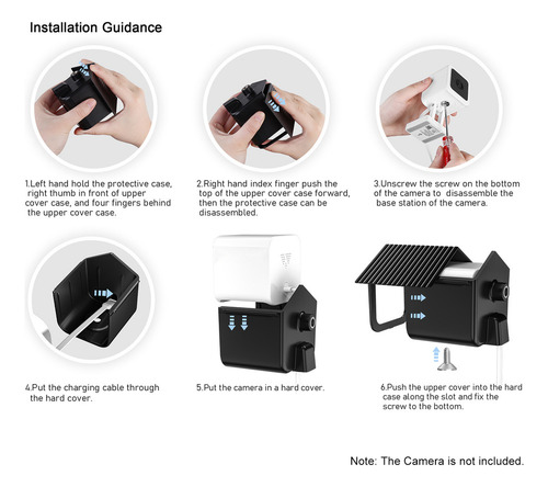 Jidihu Capa Protetora De Parede Compatível Com Wyze Cam V3