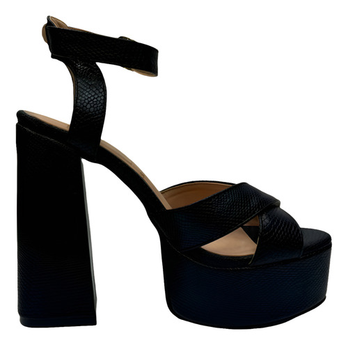 Sandalia De Tacón Con Plataforma 14 Cm Para Mujer