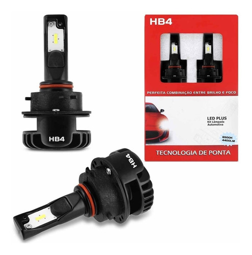 Kit Super Led Plus Com Foco Hb4 9006