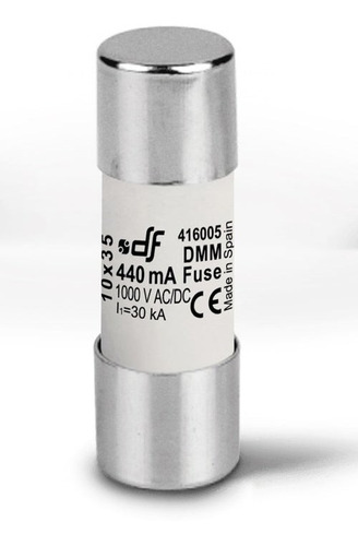 Pack 2 Fusible Para Multímetro 10x35 Df Electric 440ma