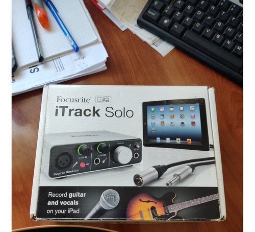 Interfaz De Audio Focusrite Itrack Solo 