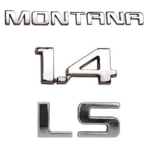 Kit Emblemas Insignias Montana Ls 1.4 2012 En Adelante