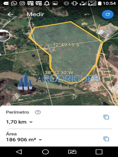 Imagem 6 de 9 de Excelente Terreno Com 202.000 M² Em Simões Filho! - Te00131