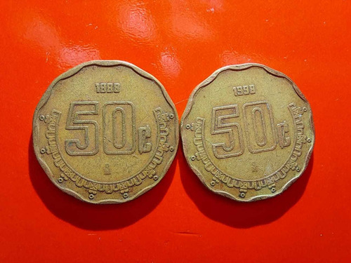 Moneda 50 Centavos Error De Impresion Collecion 