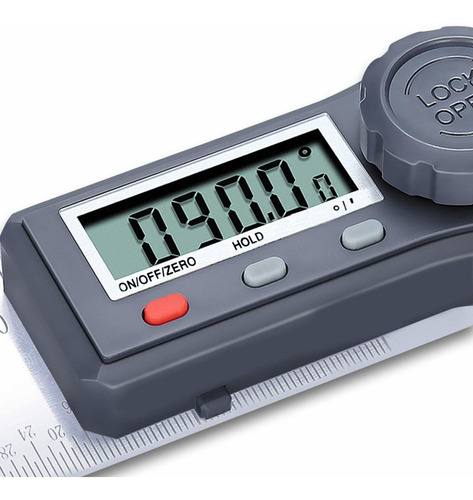 Plastic Pr Ctor Angle Gauge With Lcd Display 2-in-1 Tool