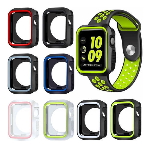 Combo 2 Cases Protectores Deportivos D Uso Rudo Para Iwatch