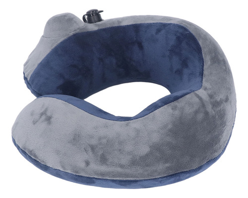 Almohada De Viaje Inflable Con Cadena De Cuello Portátil En