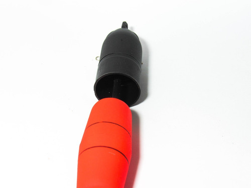 Imagem 5 de 10 de Kit 3 Boias Torpedo Com Copo Cevador Apoio Pesca, 40g