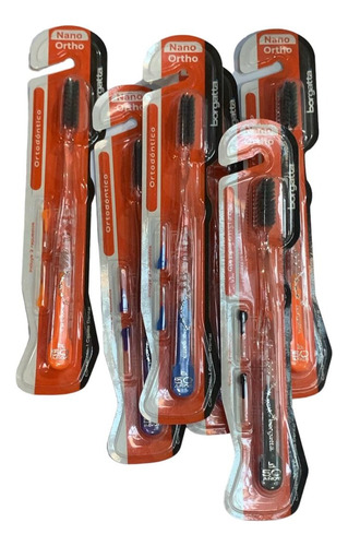 Paquete De 24 Cepillos De Ortodoncia Nano Ortho Borgatta