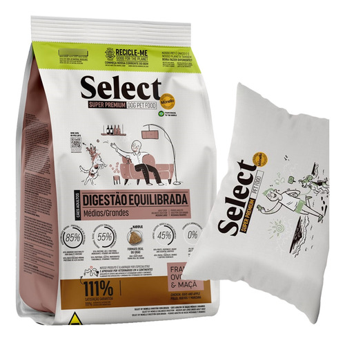 Comida Perro Adulto Mediano Y Grande Select By Monello 15 Kg