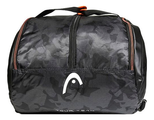 Bolso Padel Head Tour Team Monstercombi 3 Compartimentos Color Negro/gris