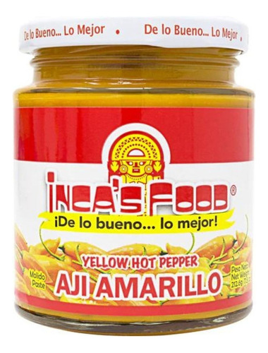 Ají Amarillo En Pasta, Inca´s Food De 212.6 Gramos