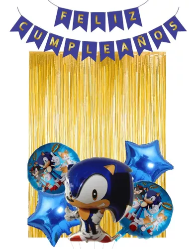 Decoración Cumpleaños Sonic Pack Cumpleaños Sonic