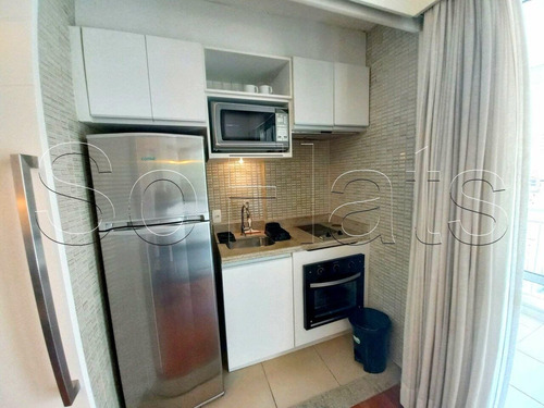 Imagem 8 de 15 de Flat Estanconfor Villa Paulista 37,20m² 1 Dormitório 1 Vaga Para Locação Nos Jardins. - Sf26847