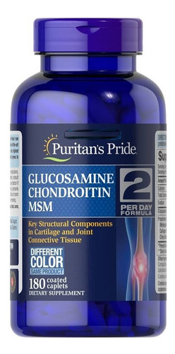 Glucosamina 1500mg + Chondrointin + Msm 180 Tab Made In Usa