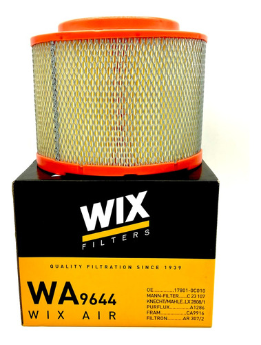 Filtro Aire C23107 Toyota Hilux Ford Ranger Mazda Bt-50 Wix