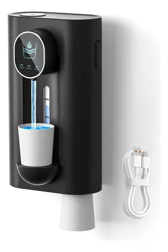  HMPBEFU Dispensador automático de enjuague bucal de 25 onzas  para baño, dispensador de enjuague bucal montado en la pared con 2 vasos  magnéticos para adultos y niños : Hogar y Cocina