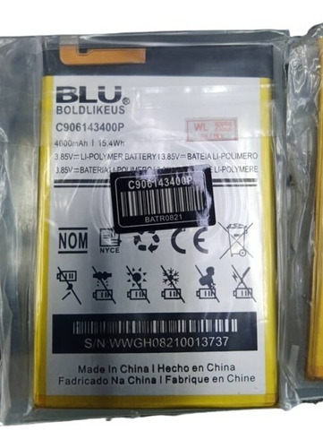 Bateria Pila Blu C906143400p Nueva Con Garantia