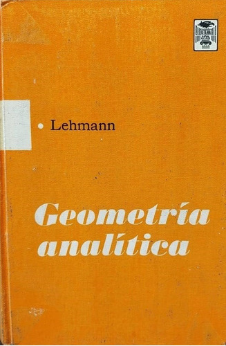 Libro Geometría Analítica Lehmann