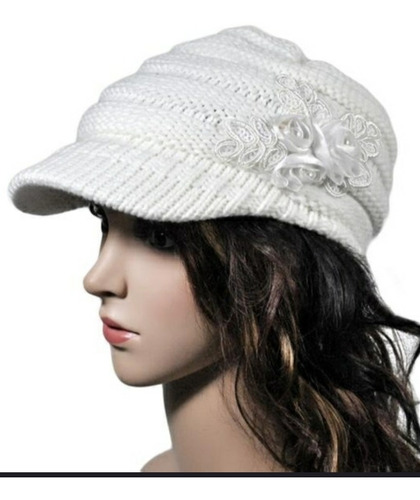 Gorro Con Visera 100% Fibra De Acrílico (importado)