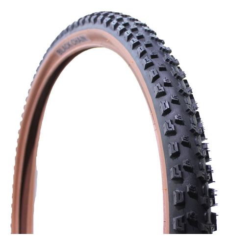 Cubierta Rod 29 X 2.25 Mtb Black Chain Skinwall Banda Marron