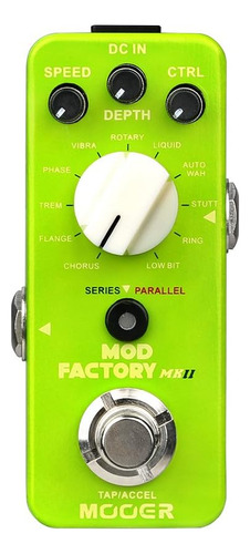 Mooer Mod Factory Mkii Com 11 Efeitos De Modulação Diferente