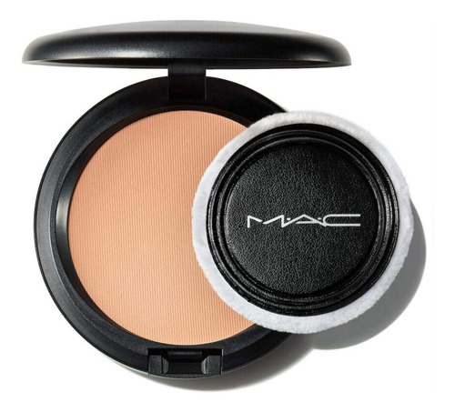 Base de maquiagem em pó compacto M·A·C Cosmetics mac M A C - Pó Compacto Blot Powder - Medium Dark  12g tom escuro