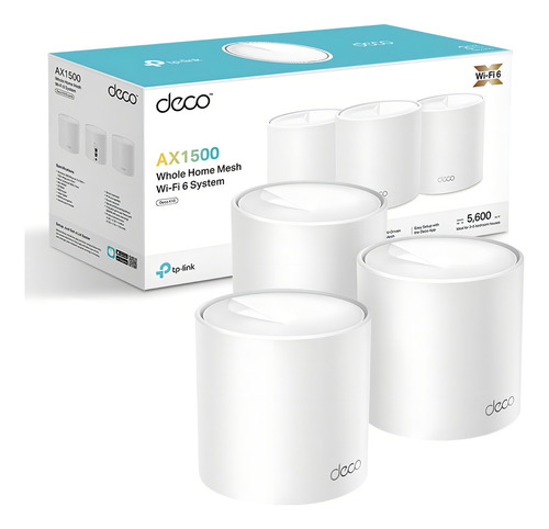 Sistema Wifi Mesh Tp-link Deco X10 Gigabit Wifi6 Pack X3