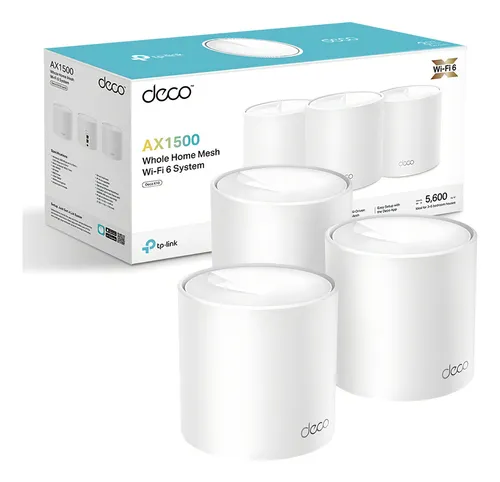 Router Mesh TP-Link Deco X10-3 AX1500 Whole Home Wi-Fi 6 (packx3)