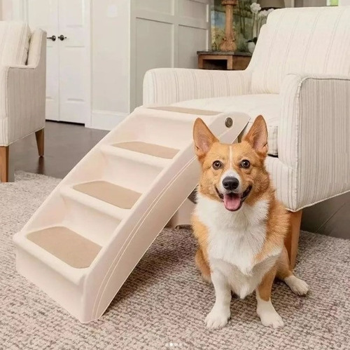 Escalera Plegable 4 Pisos Para Mascotas De Alta Resistencia