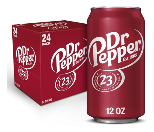 Dr Pepper Soda 24 Latas Importado