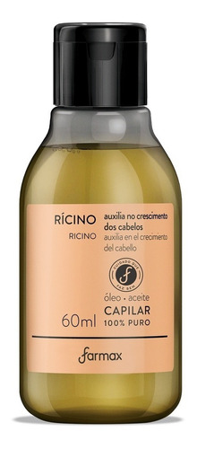 Óleo De Rícino 100% Natural Para Cabelos Farmax 