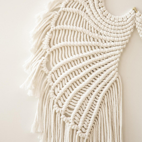 Tapiz Tejido For Colgar En La Pared De Macramé, Arte De