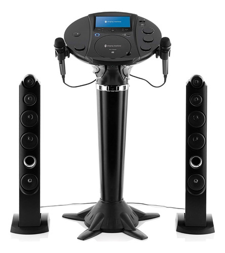 Singing Machine Ism1030bt Pedestal Bluetooth Para Karaoke Color Negro