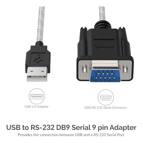 Sabrent Adaptador Usb A Rs-232 Db9 Serial De 9