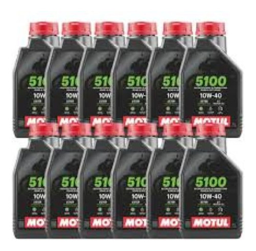 Aceite Motul 5100 10w40 Semisintetico X 12 Unid Fenati Motos